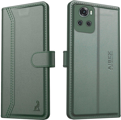 Luxe Leather Foldable Stand Pocket Case - OnePlus