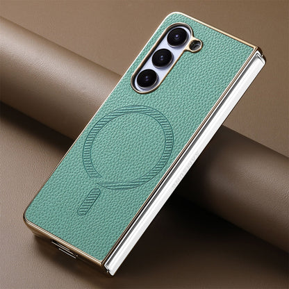 Galaxy Z Series Premium Magnetic Leather Case