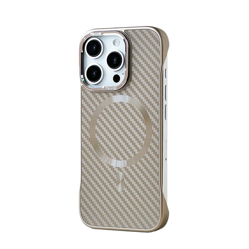 Ultra-Thin Borderless Magnetic Carbon Case - iPhone