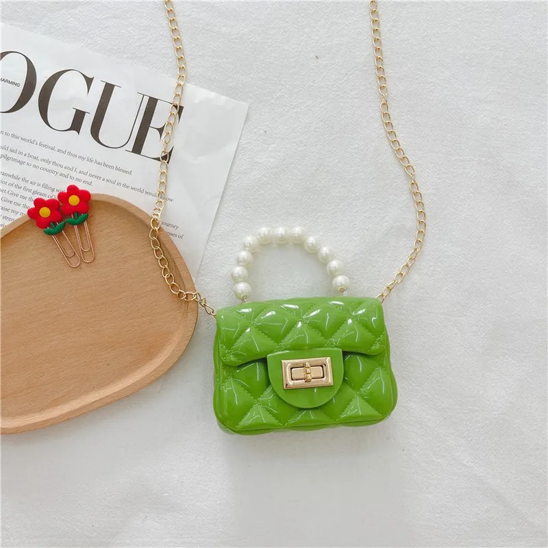 Pearl Handle Quilted Mini Bag