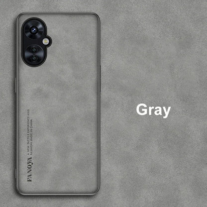 Elegant PU Leather Case  - OnePlus Nord
