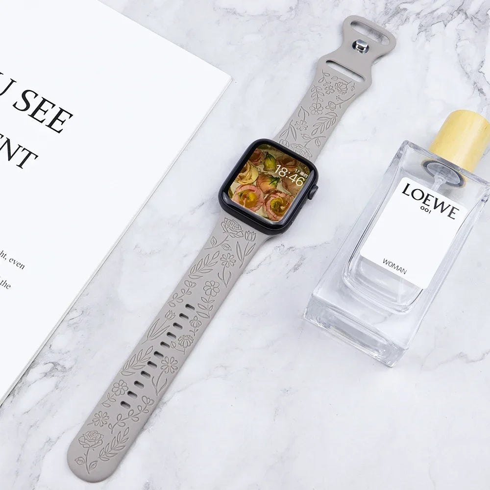 Nature-Inspired Silicone Watch Strap
