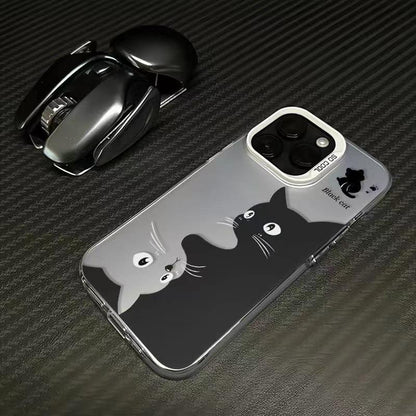 Ingenious Artful Cat Cartoon Case - iPhone