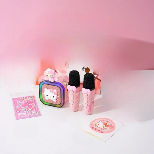 Hello Kitty Wireless Microphone And Speaker Set