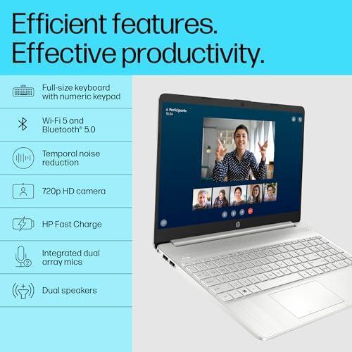 HP Laptop 15,12th Gen Intel Core i3-1215U,15.6 inch(39.6 cm),FHD,Anti-Glare,8 GB DDR4,512 GB SSD,Windows 11,MSO Used