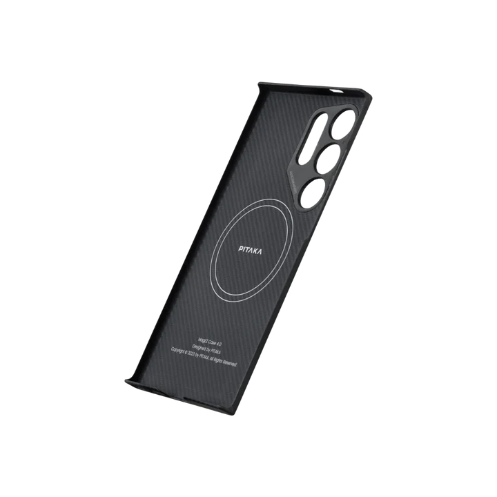 Luxury Metal Lens Carbon Fiber Case - Samsung
