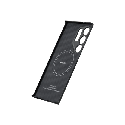 Luxury Metal Lens Carbon Fiber Case - Samsung