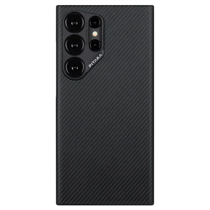 Luxury Metal Lens Carbon Fiber Case - Samsung