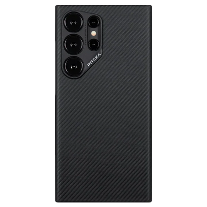 Luxury Metal Lens Carbon Fiber Case - Samsung