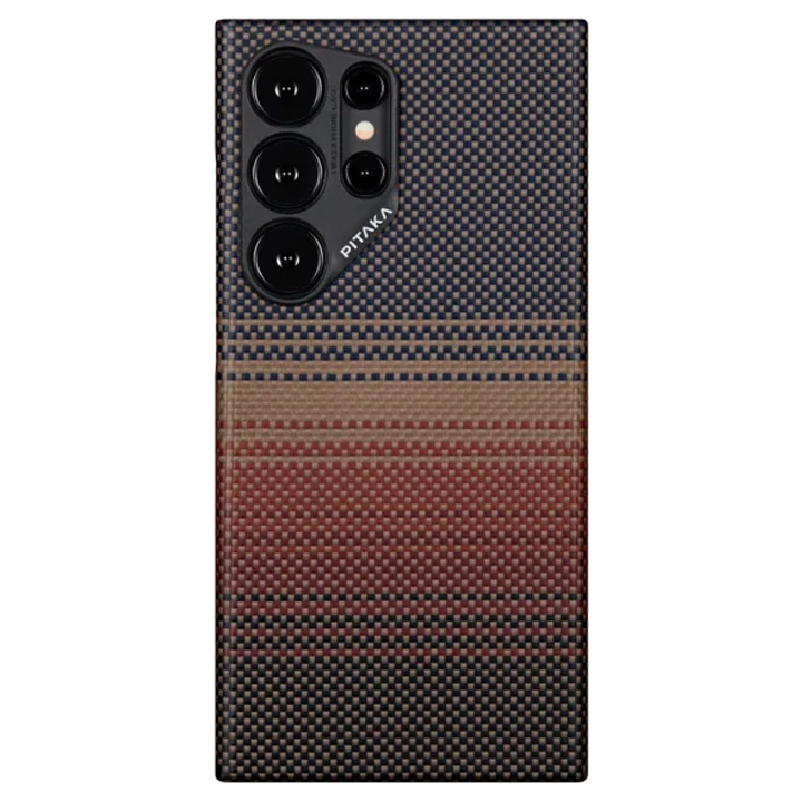 Luxury Metal Lens Carbon Fiber Case - Samsung