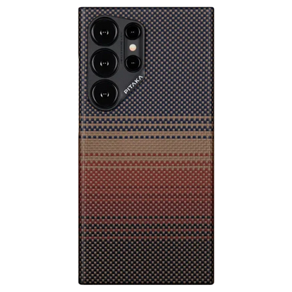 Luxury Metal Lens Carbon Fiber Case - Samsung