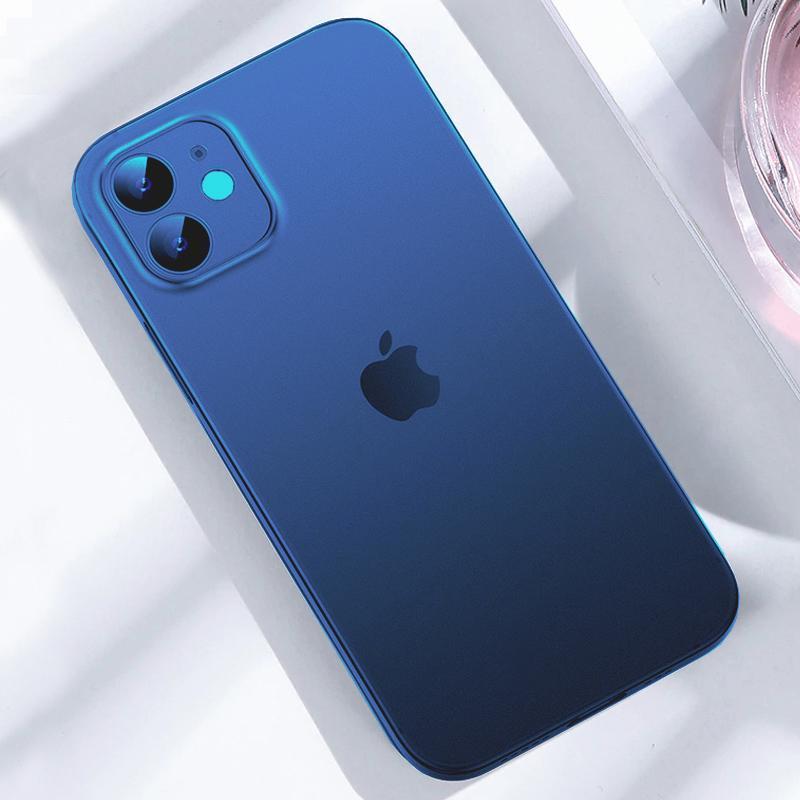 iPhone 12 Ultra-Thin Matte Paper Back Case