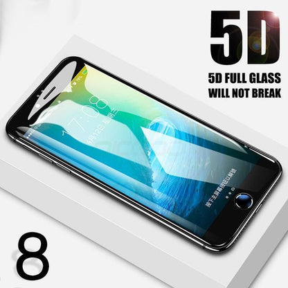 iPhone 8 Plus 5D Tempered Glass