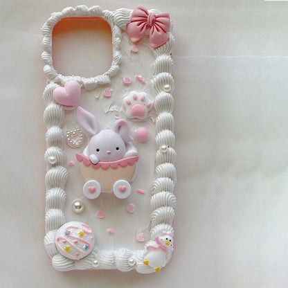 Whimsical Cute Bunny Carnival 3D Case - iPhone