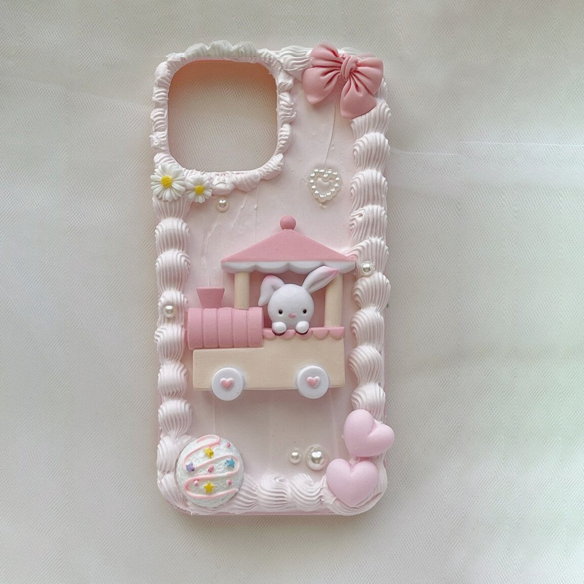 Whimsical Cute Bunny Carnival 3D Case - iPhone