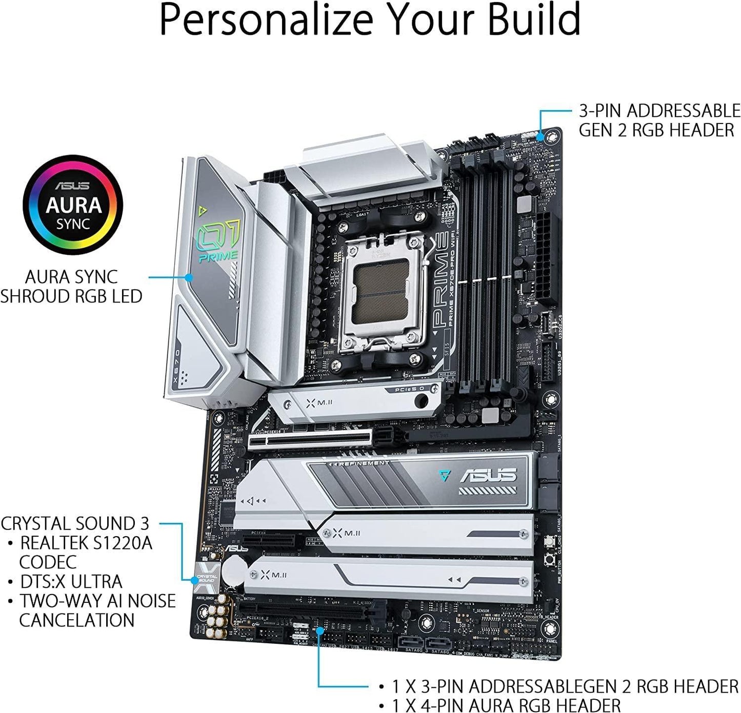 INLAND Micro Center AMD Ryzen 9 7950X3D AM5 Unlocked Desktop Processor with AMD 3D V-Cache Technology Bundle ASUS Prime X670E-PRO WiFi Socket AM5(LGA 1718) Ryzen 7000 ATX Motherboard(PCIe 5.0, DDR5)