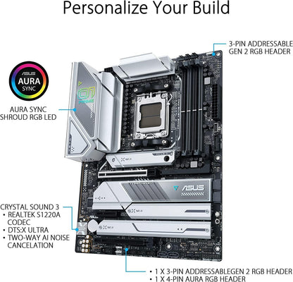 INLAND Micro Center AMD Ryzen 9 7950X3D AM5 Unlocked Desktop Processor with AMD 3D V-Cache Technology Bundle ASUS Prime X670E-PRO WiFi Socket AM5(LGA 1718) Ryzen 7000 ATX Motherboard(PCIe 5.0, DDR5)