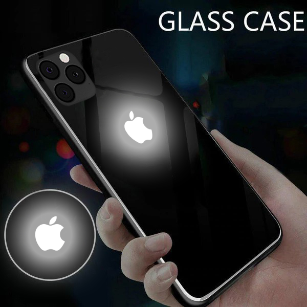 iPhone 11 LED Logo Glass Back Case