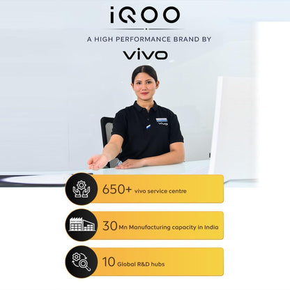 iQOO 12 5G (Desert Red, 12GB RAM, 256GB Storage) Refurbished