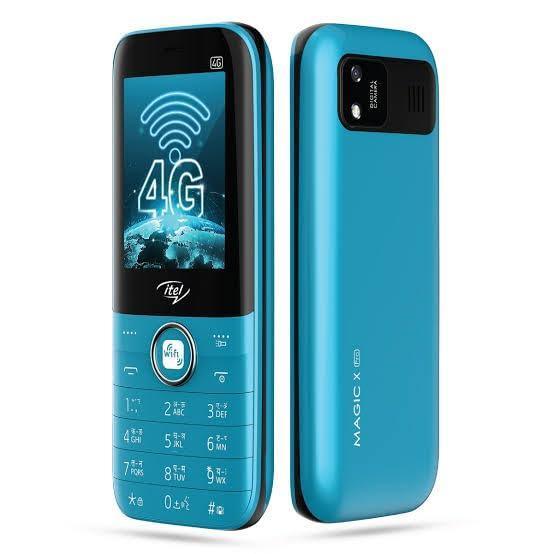 Itel MagicX Pro 4G (Wi-Fi Hotspot Tethering,2500mAh Big Battery) Blue Preowned