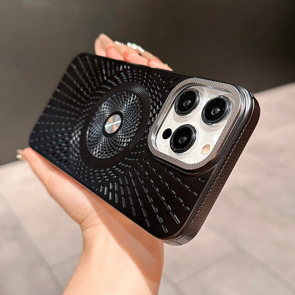 Concentric Spin Grid Pattern Case - iPhone