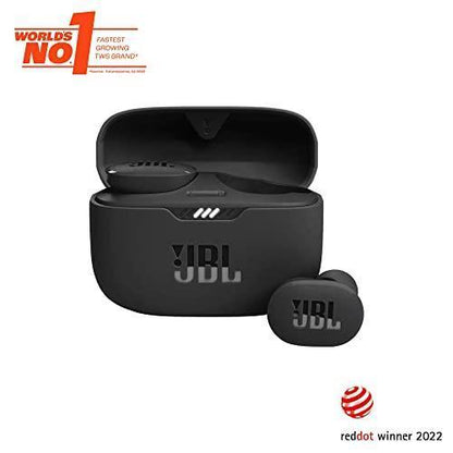JBL Tune 130NC in Ear Wireless TWS Earbuds with Mic, ANC Earbuds(Upto 40Db), Customizable Bass with Headphones App, 40Hrs Playtime, Legendary Sound, 4 Mics for Clear Calls, Bluetooth 5.2 (Black)