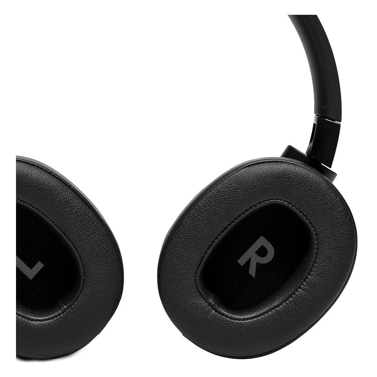 JBL Tune 710BT Wireless Over-Ear Headphones - Bluetooth Headphones with Microphone, 50H Battery, Hands-Free Calls, Portable (Black)