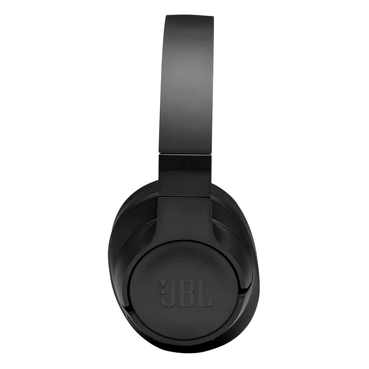 JBL Tune 710BT Wireless Over-Ear Headphones - Bluetooth Headphones with Microphone, 50H Battery, Hands-Free Calls, Portable (Black)