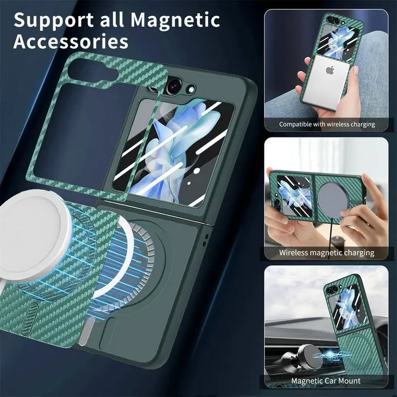 Galaxy Z Series Carbon Fiber MagSafe Case