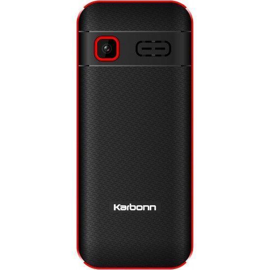 Karbonn K5 Plus (Dual SIM, Black and Red)