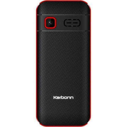 Karbonn K5 Plus (Dual SIM, Black and Red)