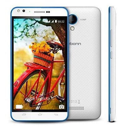 Karbonn Titanium Machfive (White-Blue)