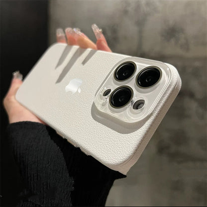Classic Luxe Litchi Leather Case - iPhone