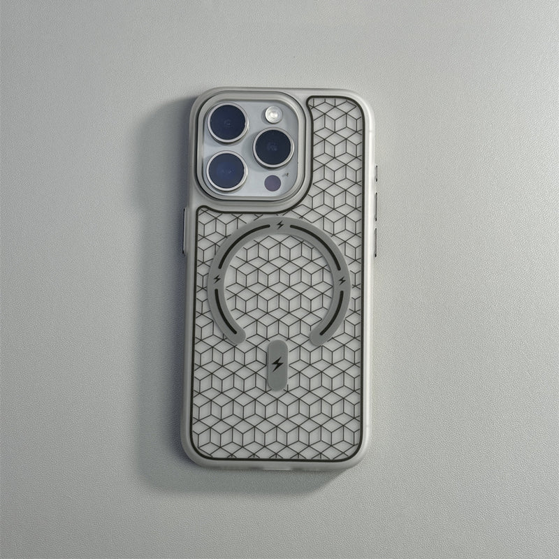 Dynamic 3D Hexagonal MagSafe Case - iPhone
