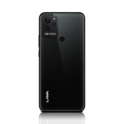 Lava Blaze (Glass Black, 3GB RAM, 64GB Storage)| Premium Glass Back Design| 13 MP AI Triple Camera |Fingerprint Sensor| 5000 mAh Battery| Upto 6GB Expandable RAM