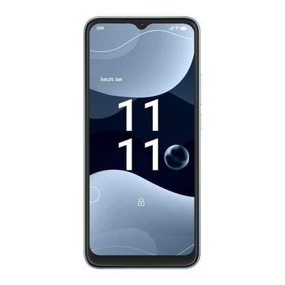 Lava Blaze NXT(Glass Blue, 4GB RAM, 64GB Storage)| 2.3 Ghz Octa Core Helio G37| 13 MP AI Triple Camera |Fingerprint Sensor| 5000 mAh Battery| Upto 7GB Expandable RAM