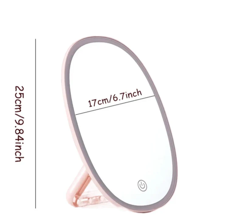 Touch Screen LED Makeup Mirror