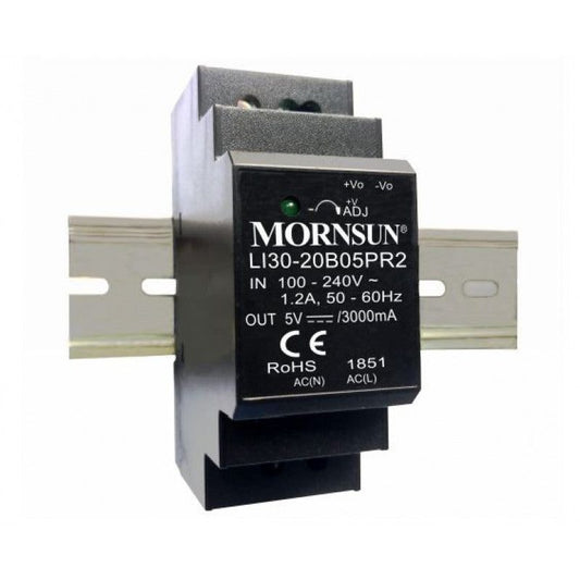 Mornsun LI30-20B12PR2 AC/DC 30W DIN-Rail Power Supply