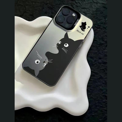 Ingenious Artful Cat Cartoon Case - iPhone