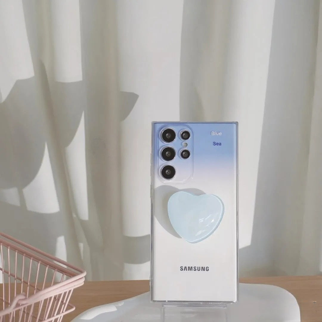 Magnetic Wave 3D Heart Case - Samsung