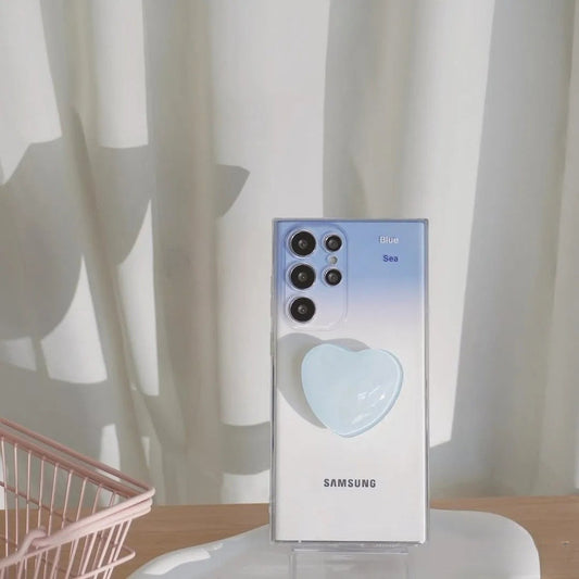Magnetic Wave 3D Heart Case - Samsung