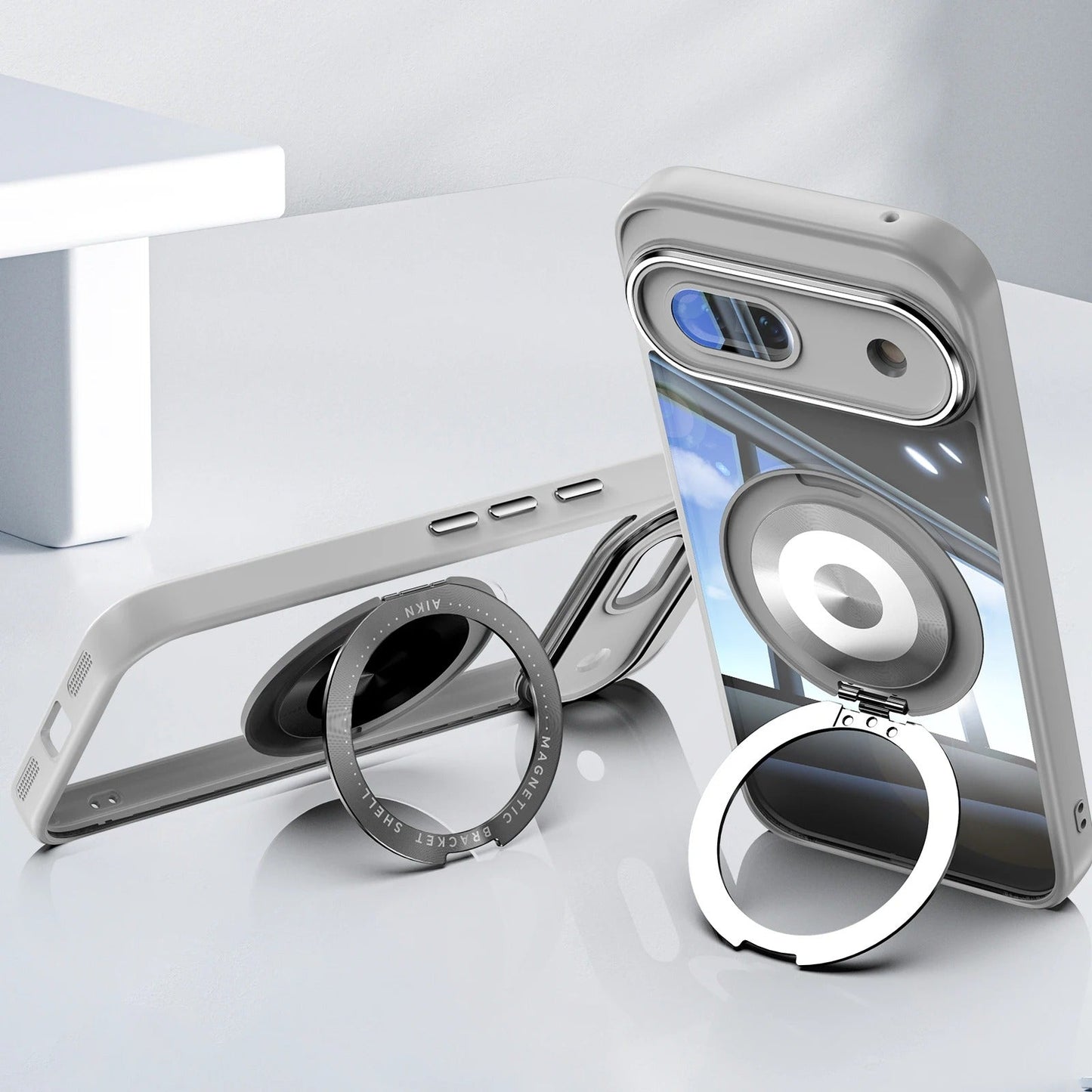 Luxury magnetic rotating bracket Case - Google