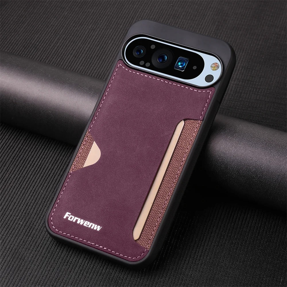Ultra-Slim Luxury Wallet Shockproof Case - Google