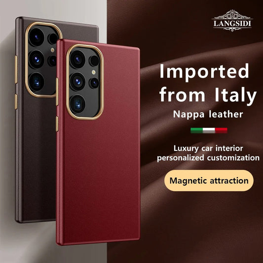 Urban Blend Leather Back Shield Case - Samsung