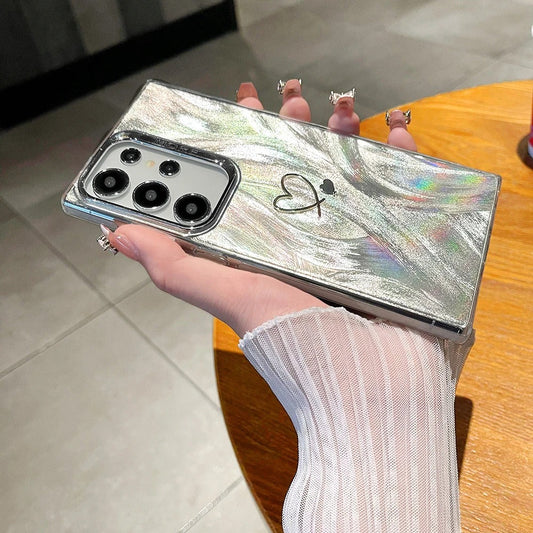 Twinkle Heart Gradient Deluxe Case - Samsung