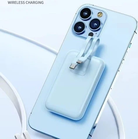 Magnetic 10000 mAh Power Bank with Cable