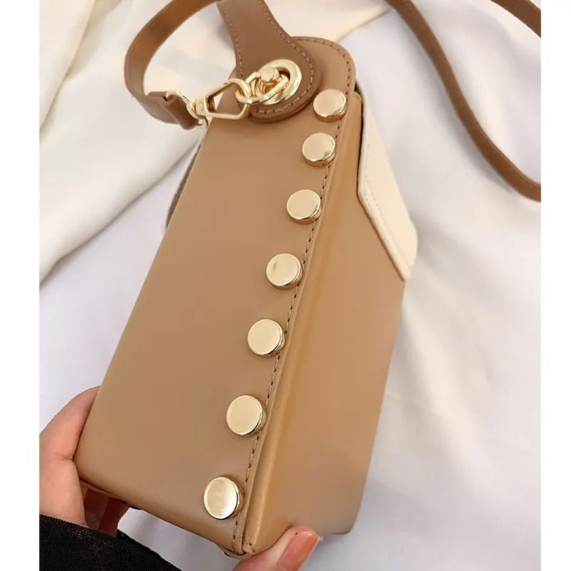 Modish Genuine Leather Flap Shoulder Bag