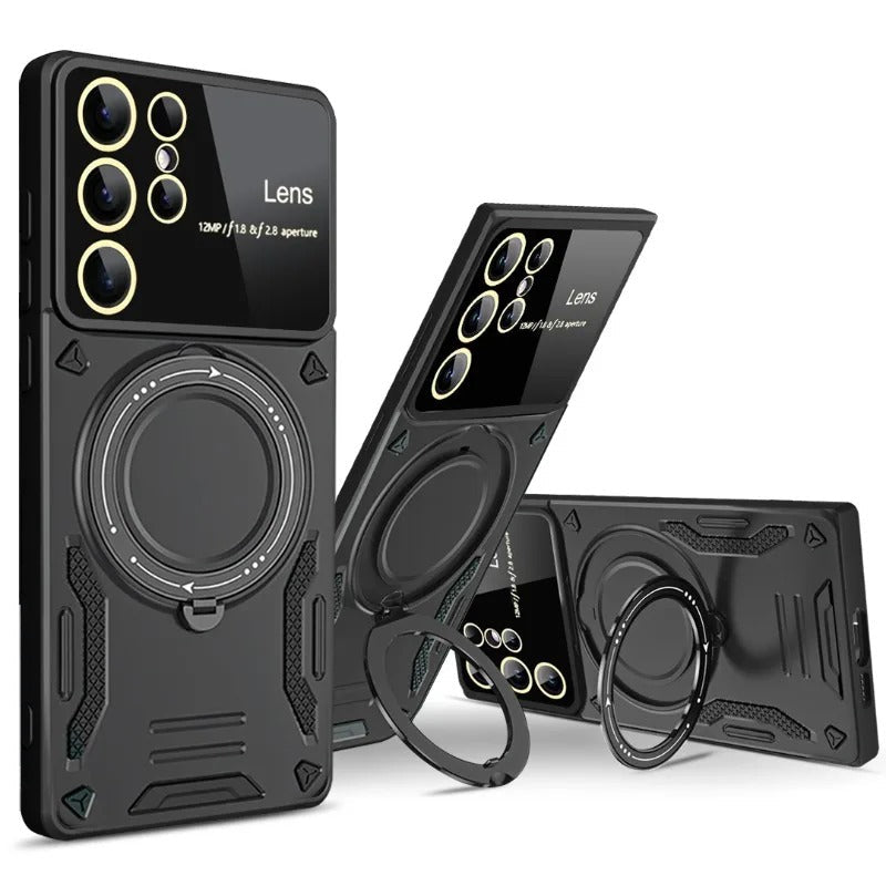 Multifunctional Magnetic Ring Holder Case - Samsung
