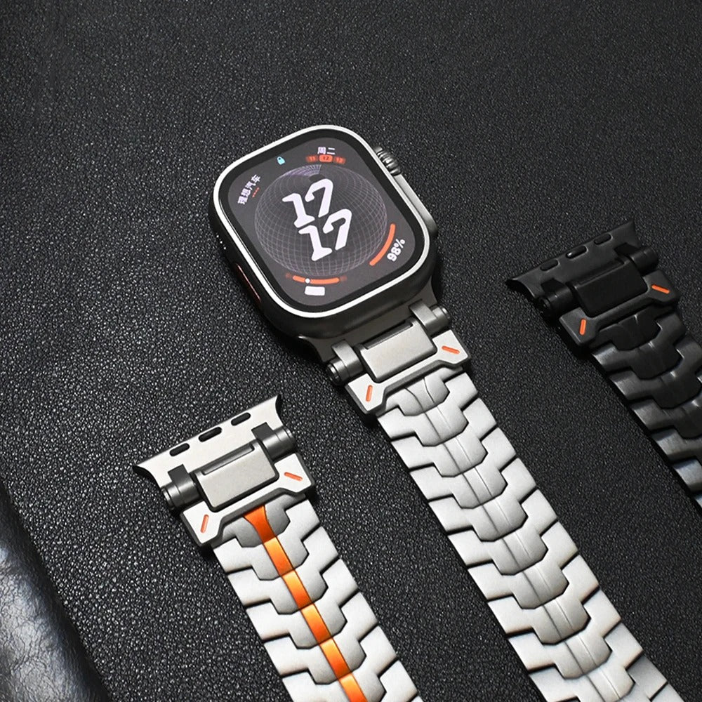 Titanium Sleek Metal Bracelet for Apple Watch Ultra