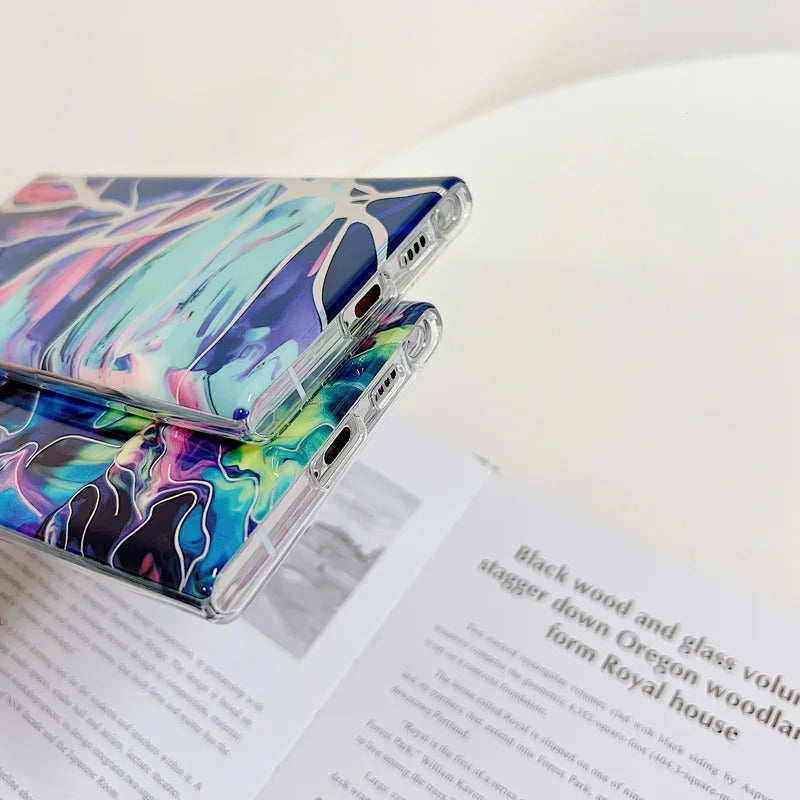 Luxe Marble Laser Pattern Case - Samsung